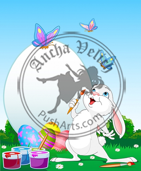 Easter bunny artist