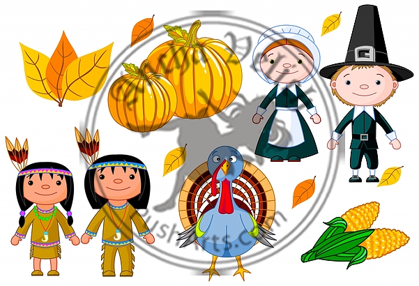 Thanksgiving Day Icon Set