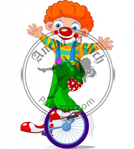 Clown on Unicycle