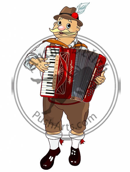 Oktoberfest Accordion Player