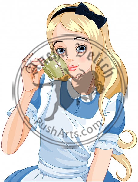 Alice Takes Tea Cup