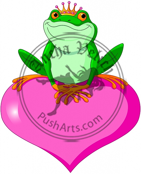 Valentine frog