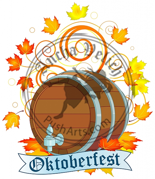 Oktoberfest Design with Keg