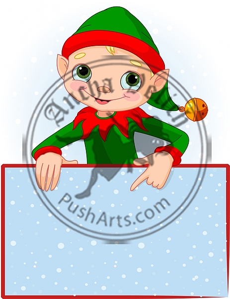 Christmas Elf Place Card