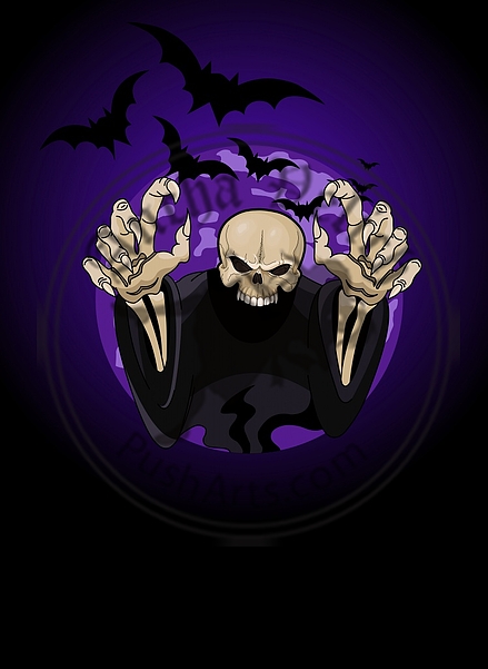 Halloween horrible Grim Reaper