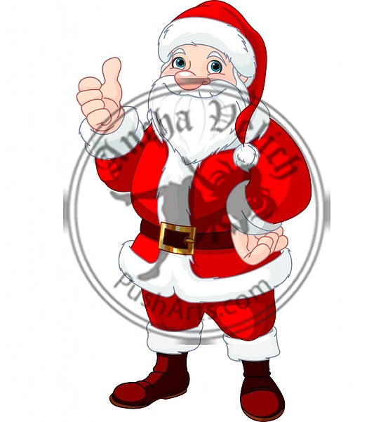 Thumbs Up Santa Claus