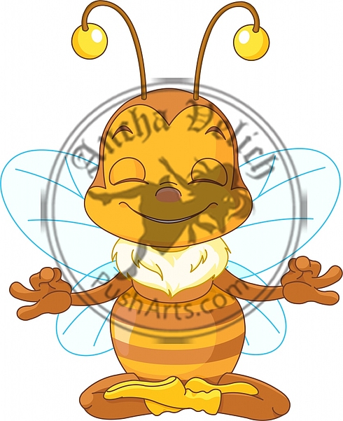 Meditating Bee