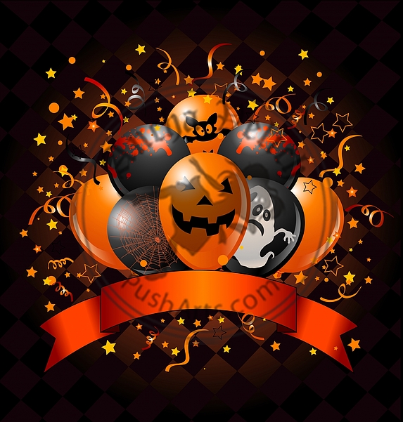 Halloween Balloons Design