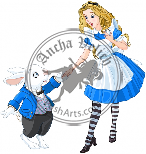 Alice Meets a White Rabbit