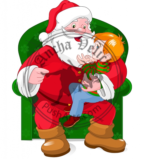 Santa and Child