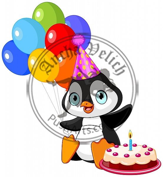 Penguin Celebrates Birthday