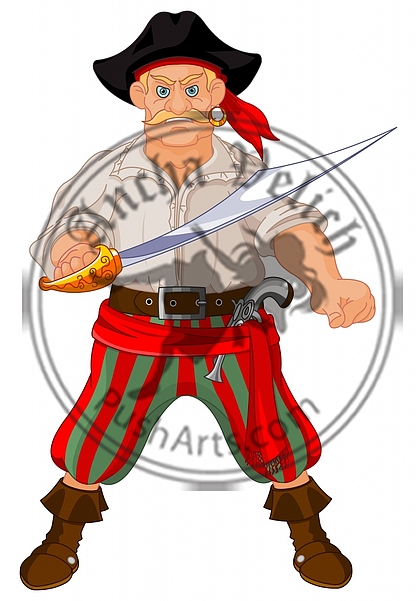 Armed pirate