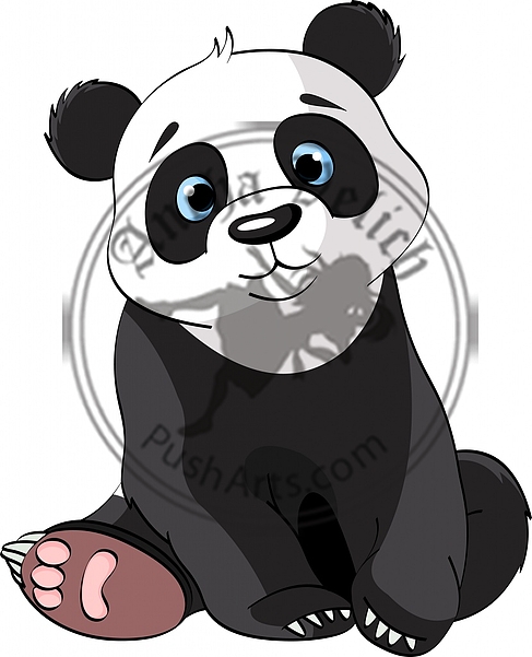 Sitting Cute Panda