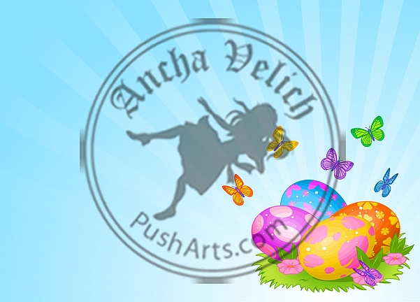 Beautiful Easter eggs background Beautiful Easter eggs background