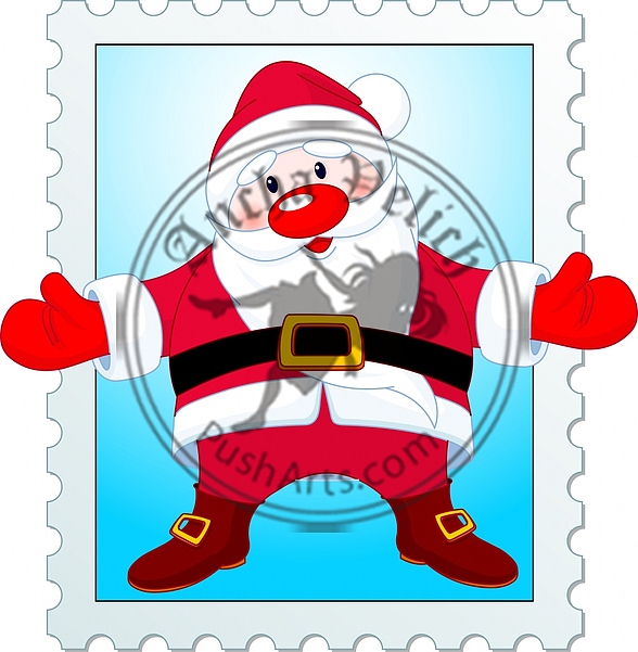 Christmas stamp design