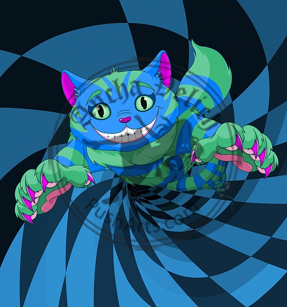 Cheshire Cat Jumping