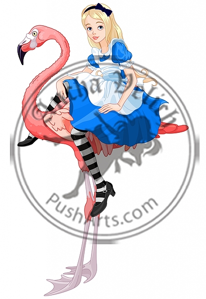 Alice on Flamingo Alice on Flamingo