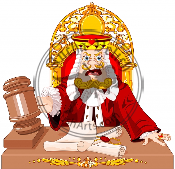 King of Hearts Judge with gavel King of Hearts Judge with gavel