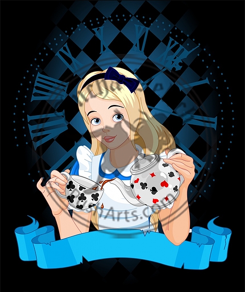 Alice takes tea cup