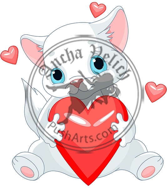 Valentines Kitten