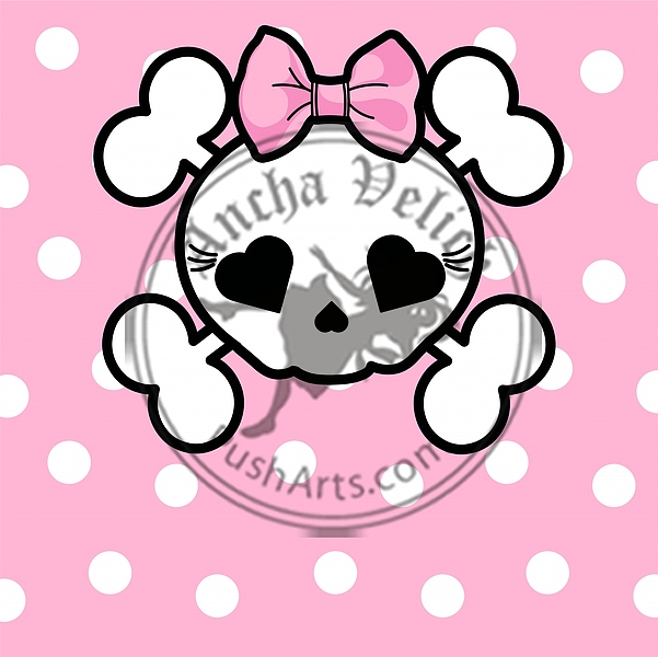 Cute Skull with bow