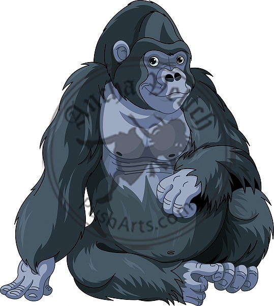 Sitting Gorilla