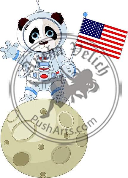 Astronaut Panda