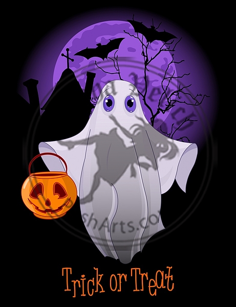 Trick or Treating Ghost