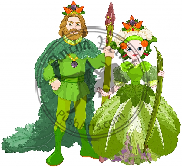 Vegetable the Royal Couple