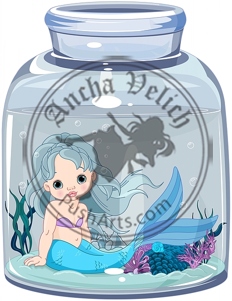 Mermaid in the jar