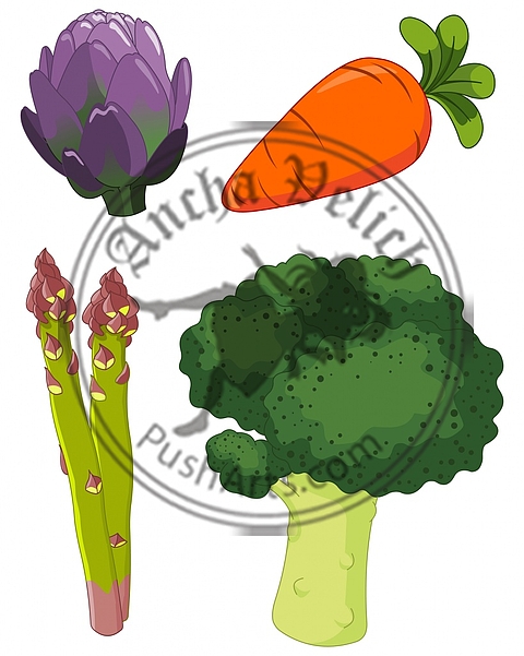 Set of vegetables 1