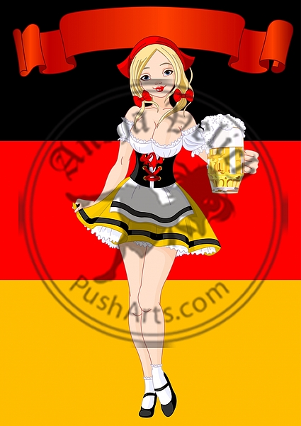 Oktoberfest Girl Design