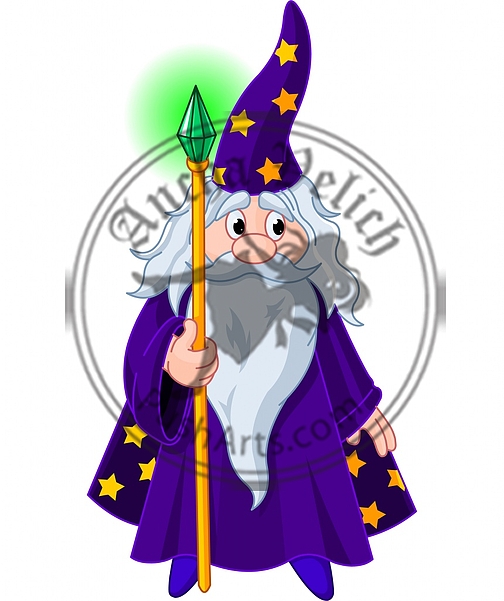 Wizard with staff Wizard with staff