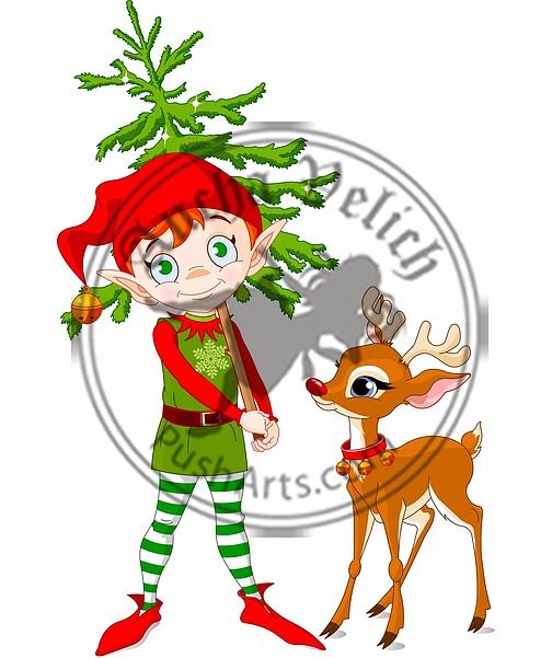 Elf and Rudolf