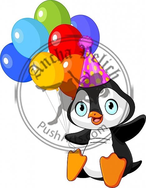 Penguin Celebrates Birthday