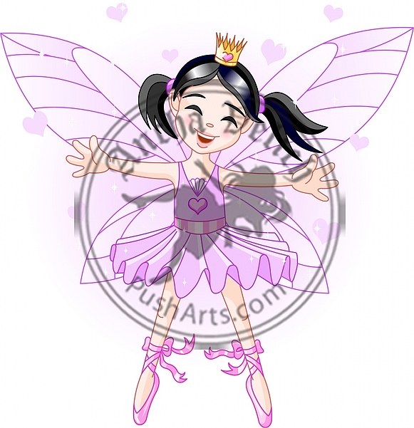 Little violet fairy