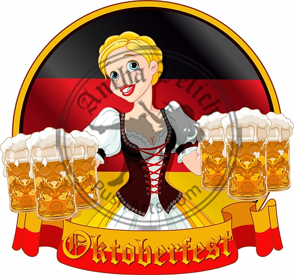 Oktoberfest girl design