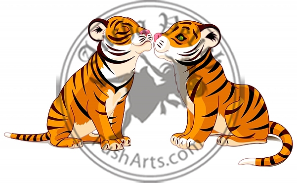 Two Tigers in Love