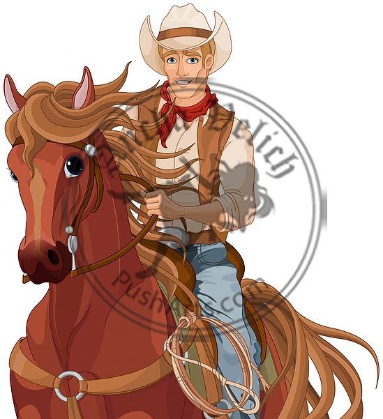 Horse Riding Cowboy