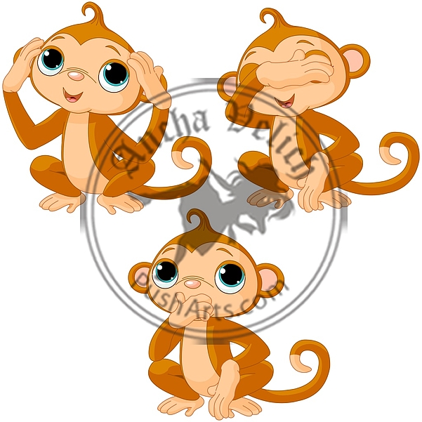 Three little monkeys