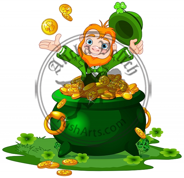 Leprechaun and Pot of Gold