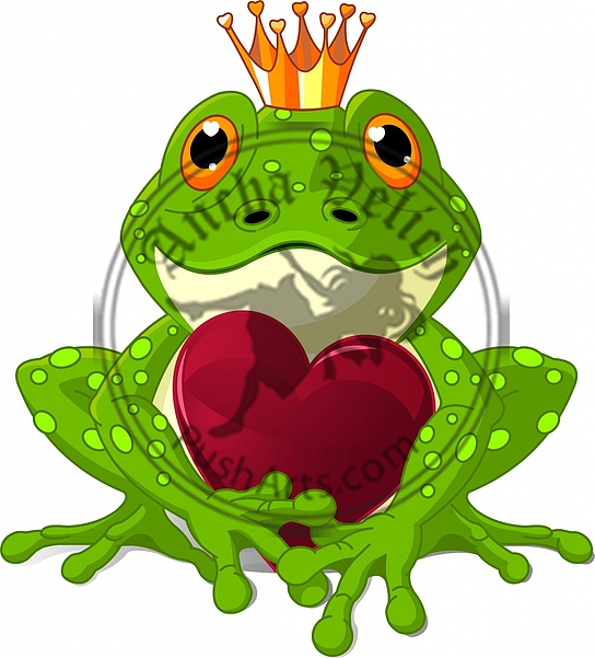 Frog with heart