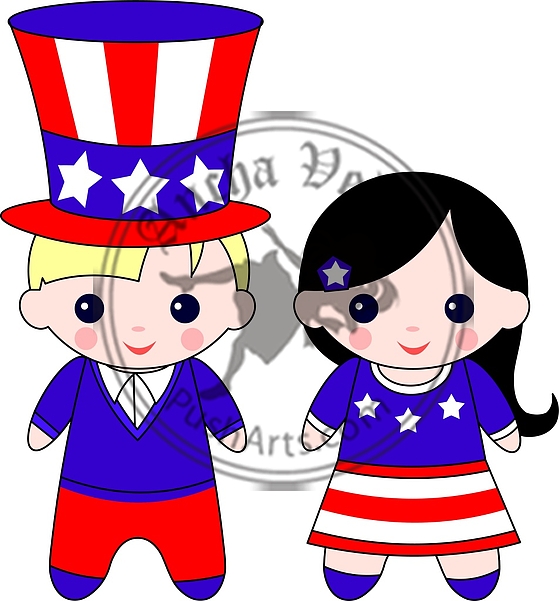 Fourth of July Children