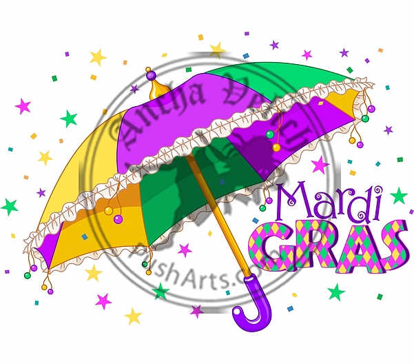 Mardi Gras umbrella