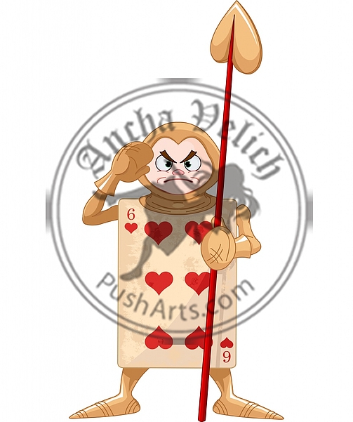 Queen of Hearts Guard