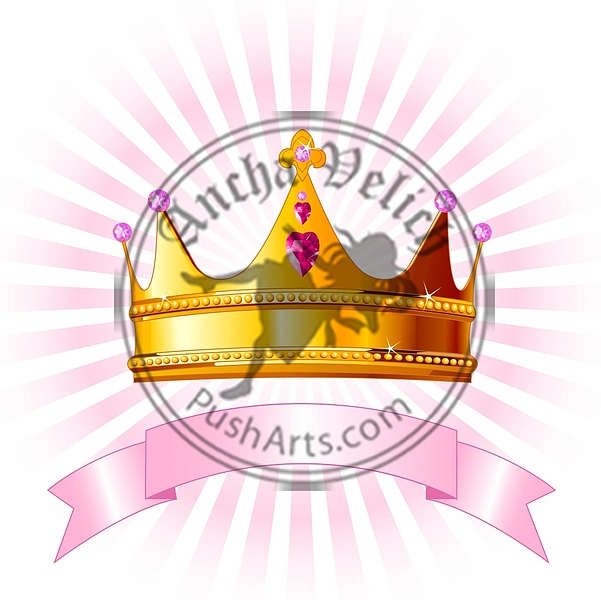Princess crown card