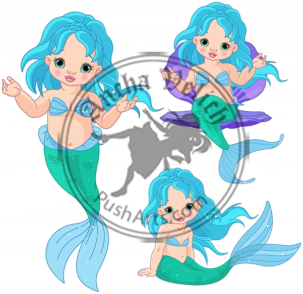 Mermaid Baby Set