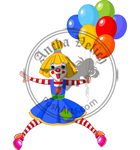 Funny Clown Girl