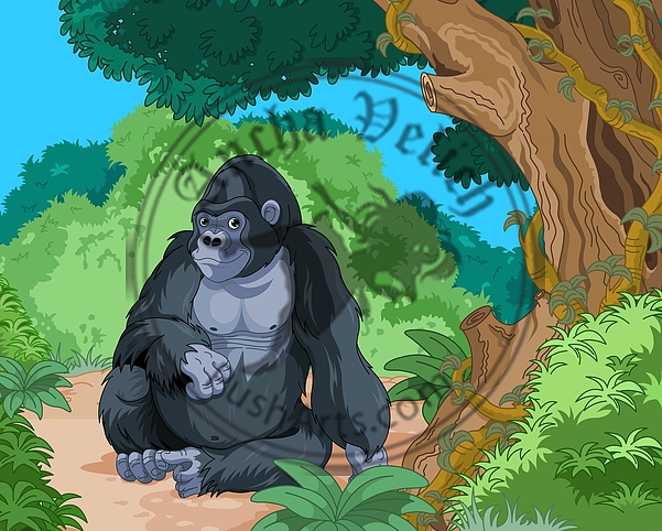 Sitting Gorilla