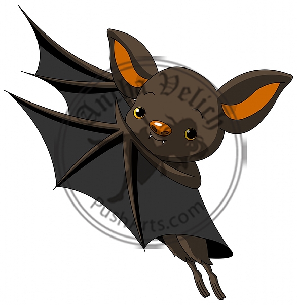 Halloween bat presenting